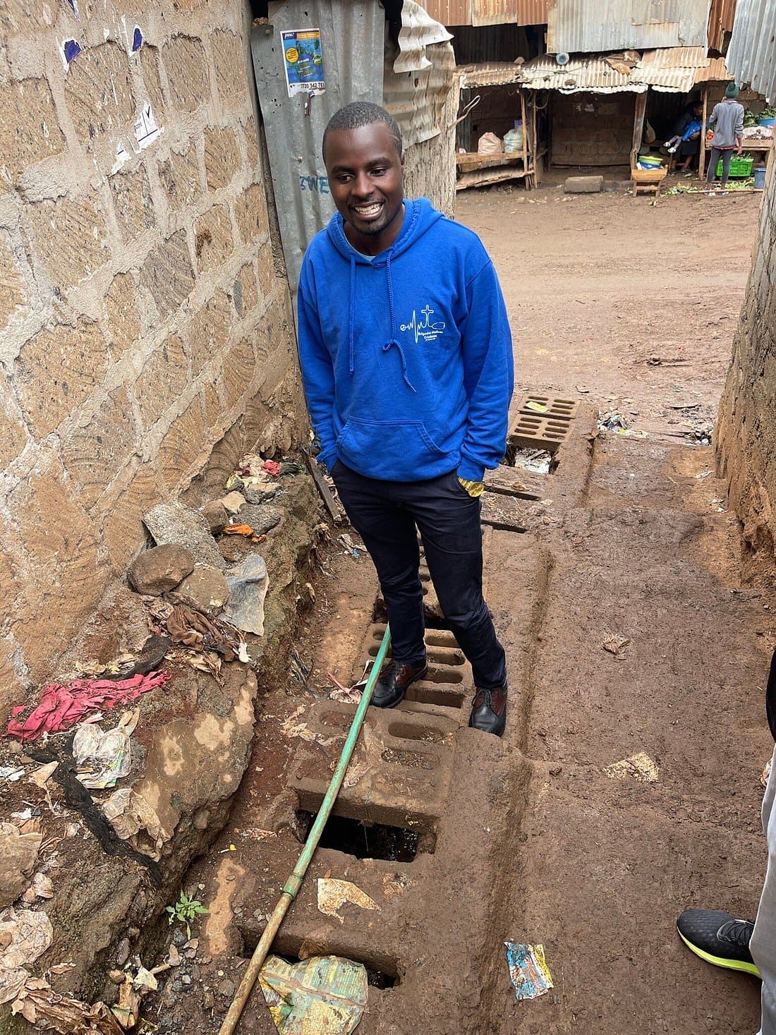 Kevin sharing stories