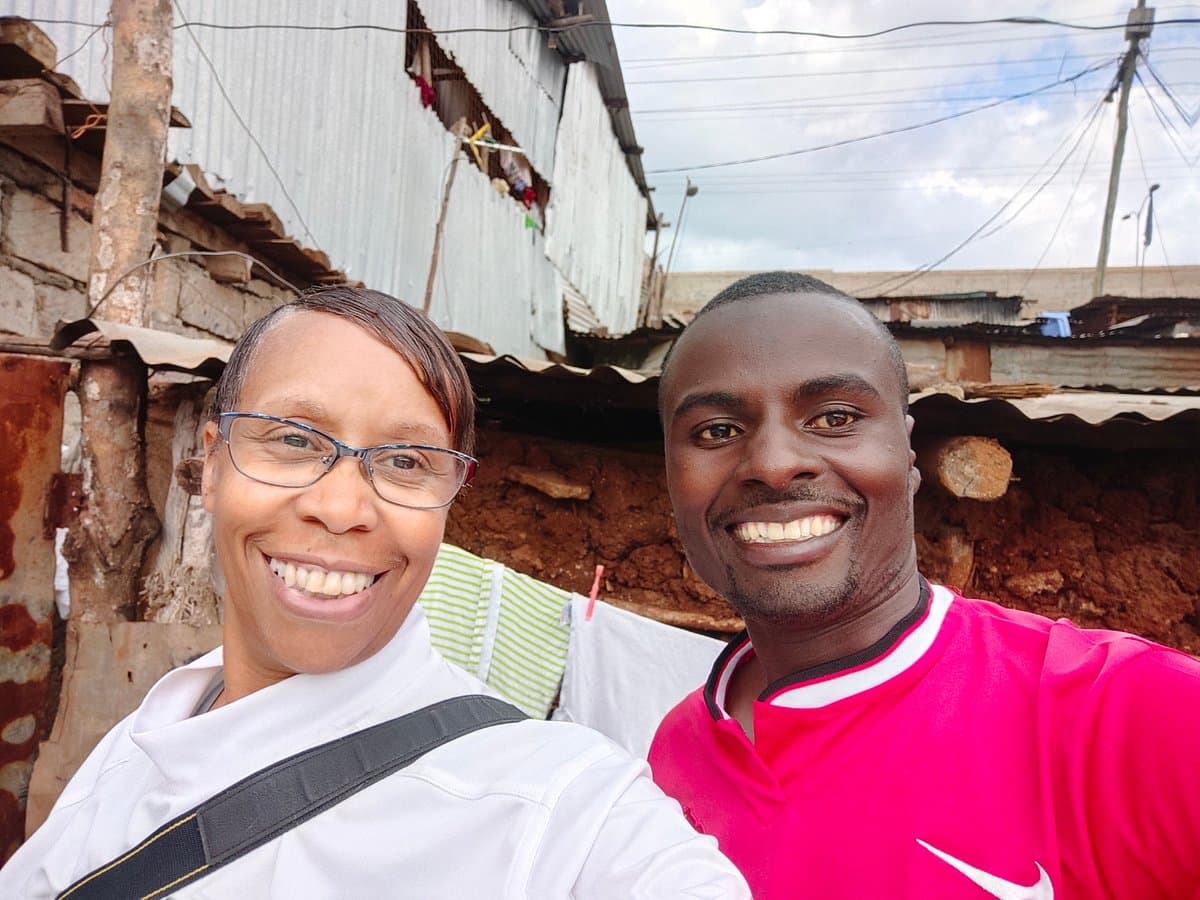 Kevin guiding a tour